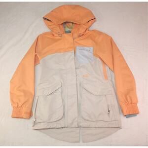 Vintage Nike 6.0 Snowboard Jacket Orange Khaki Gorpcore Ski Retro Womens Small